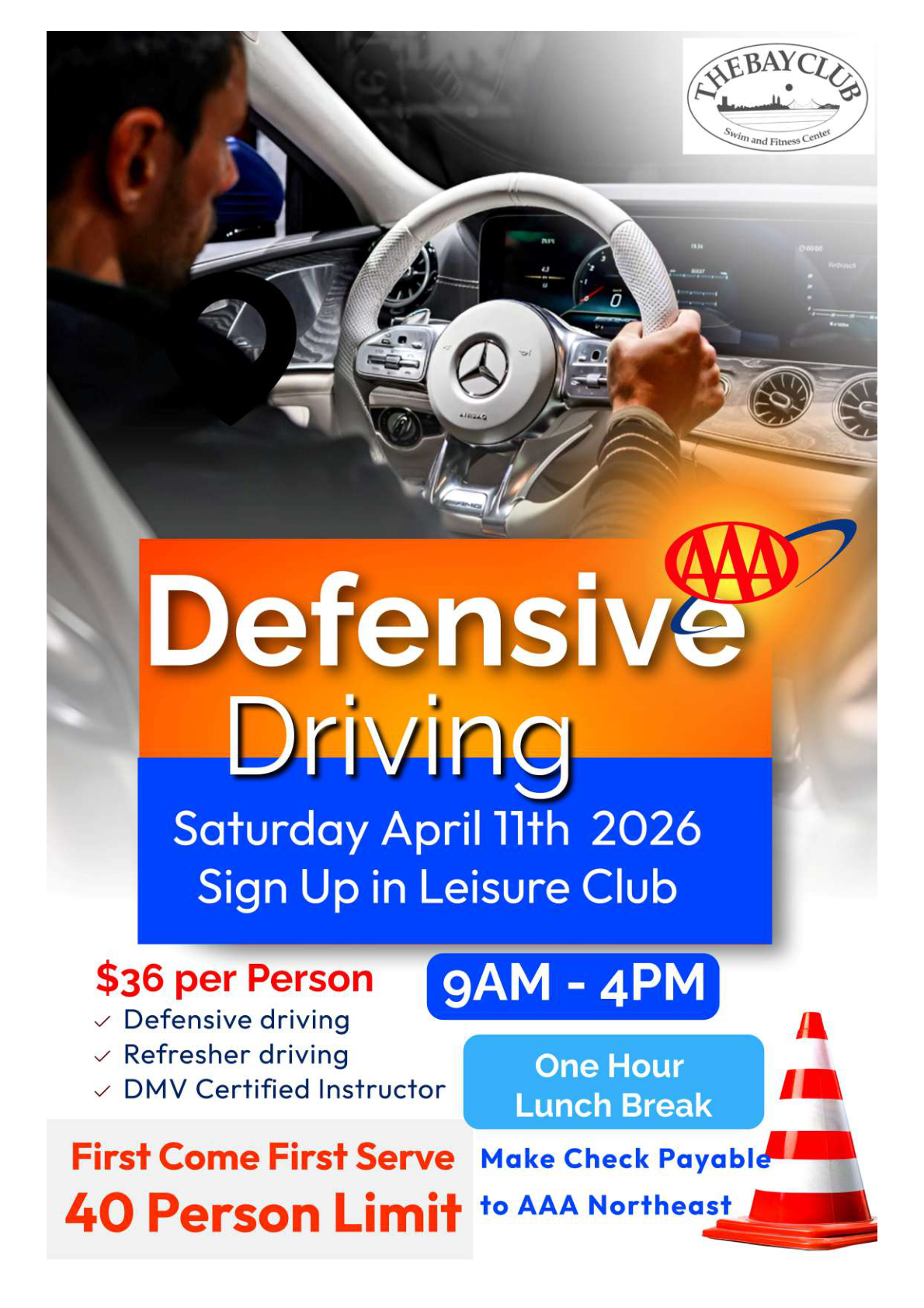 Defensive Driving course flyer